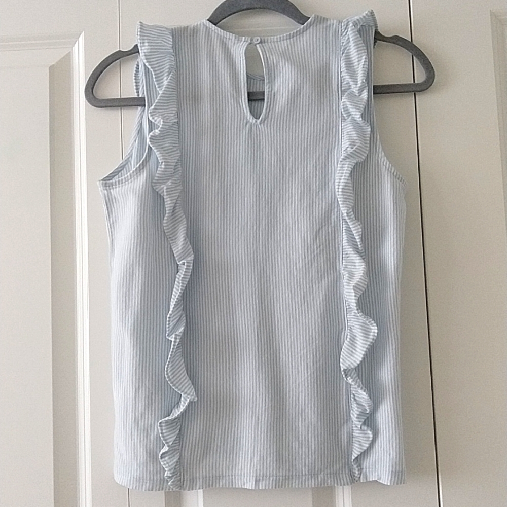 JCrew Ruffle Top XXS - Picture 6 of 7